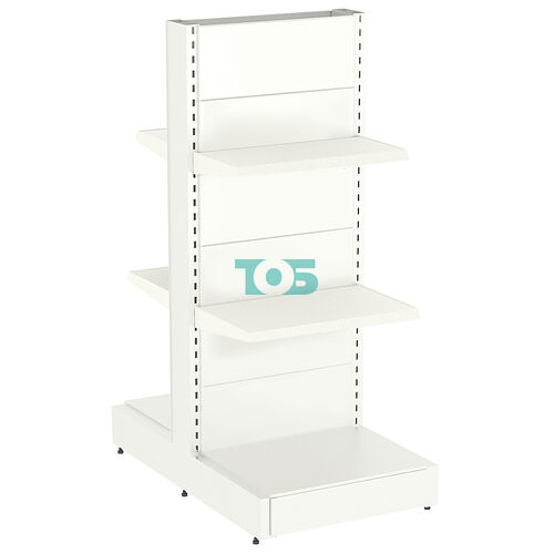 Стеллаж металлический островной №2-ОСТ-1.6-0.6