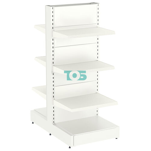 Стеллаж металлический островной №5-ОСТ-1.6-0.6