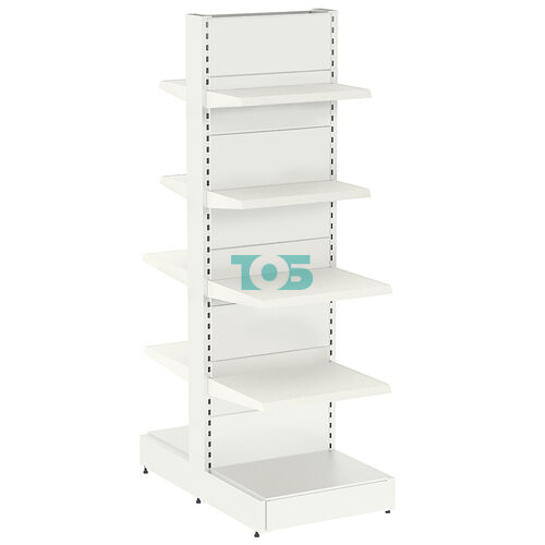 Стеллаж металлический островной средний №9-ОСТ-2.1-0.6