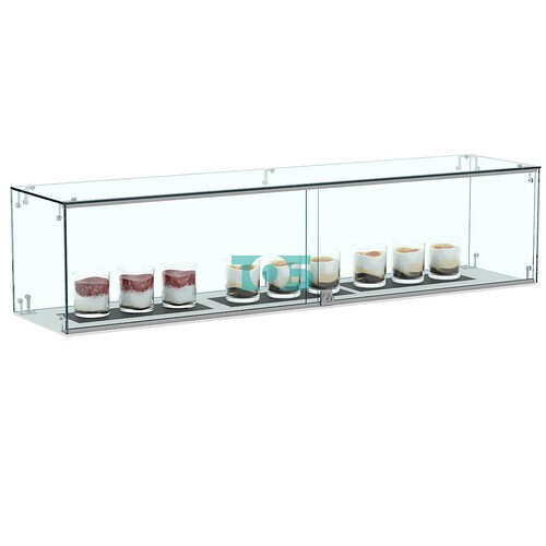 Настольная витрина-купол для выпечки №4-1А с раздвижными дверками