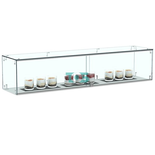 Настольная витрина-купол для выпечки №5-1А с раздвижными дверками