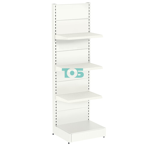 Стеллаж металлический пристенный №2-П-2.15-0.6