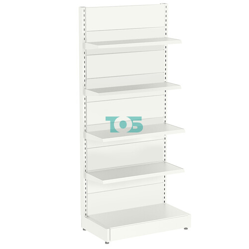 Стеллаж металлический пристенный №4-П-2.4-1