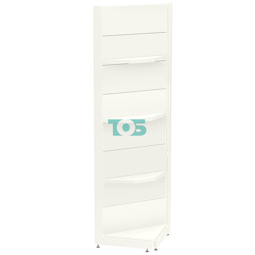 Стеллаж металлический пристенный угловой №1-У-2.15