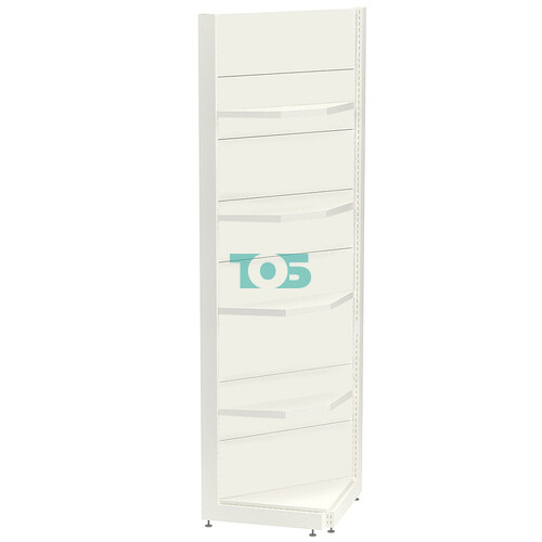 Стеллаж металлический пристенный угловой №3-У-2.15