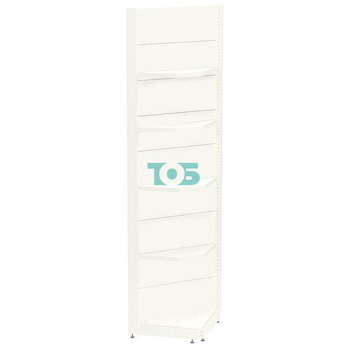 Стеллаж металлический пристенный угловой №4-У-2.4