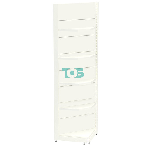 Стеллаж металлический пристенный угловой №4-У-2.15