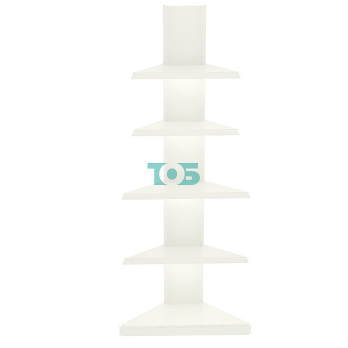 Внешний угол пристенного металлического стеллажа №3-ВУ-2.4