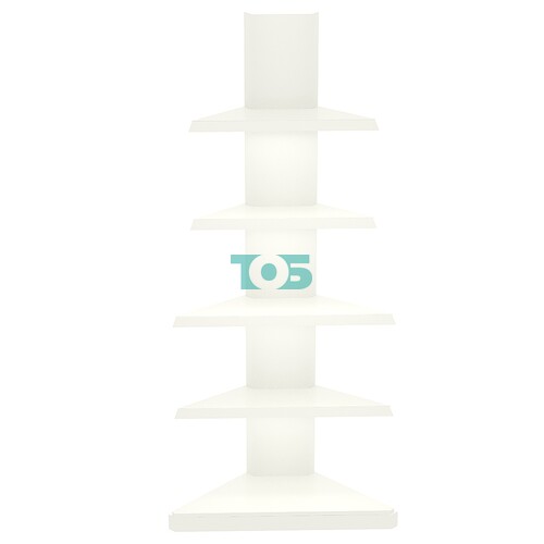 Внешний угол пристенного металлического стеллажа №3-ВУ-2.15