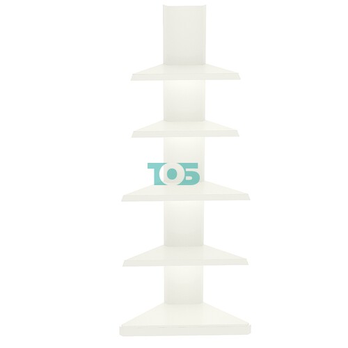 Внешний угол пристенного металлического стеллажа №4-ВУ-2.4