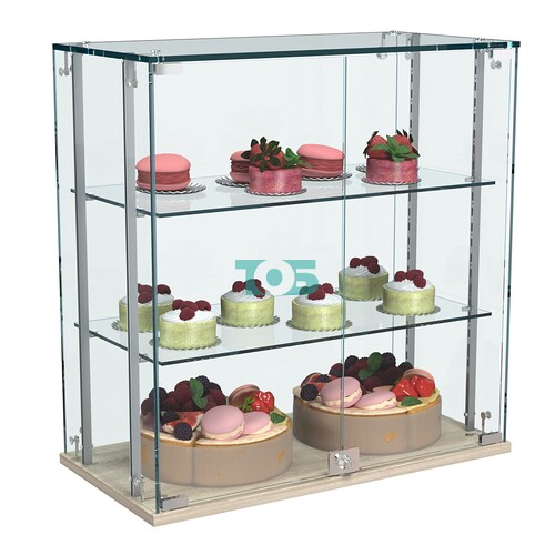 Витрина Истра настольная №20-РЕГ с регулировочными стеклянными полками