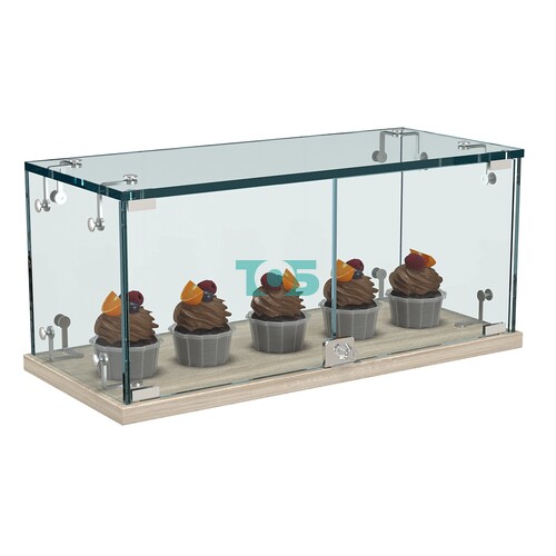 Витрина Истра настольная мини №1-2 с распашными дверками