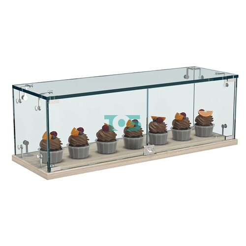 Витрина Истра настольная мини №2-2 с распашными дверками