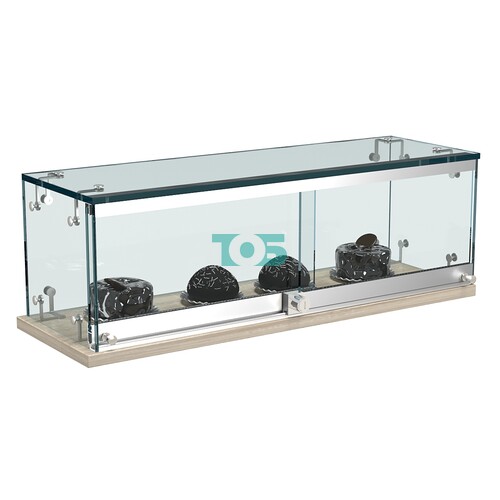 Витрина Истра настольная мини №2-3 с раздвижными дверками