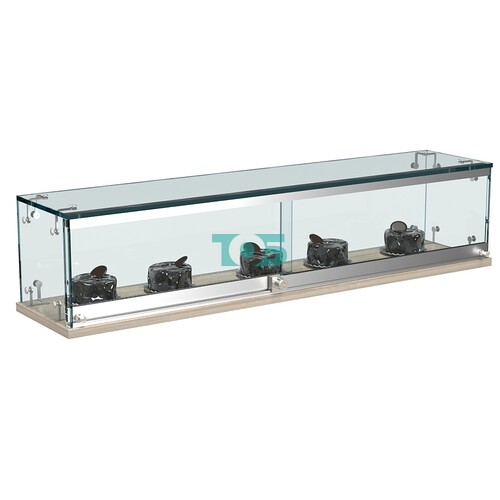 Витрина Истра настольная мини №3-3 с раздвижными дверками