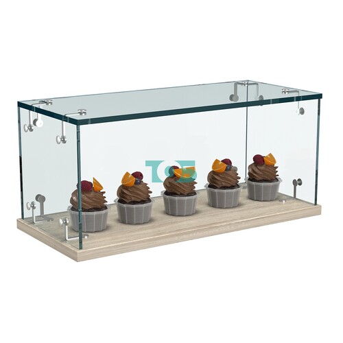 Витрина Истра настольная мини №1-1 без дверей