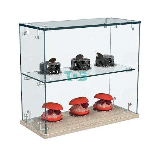 Витрина Истра настольная мини №4-1 с одной полкой без дверей