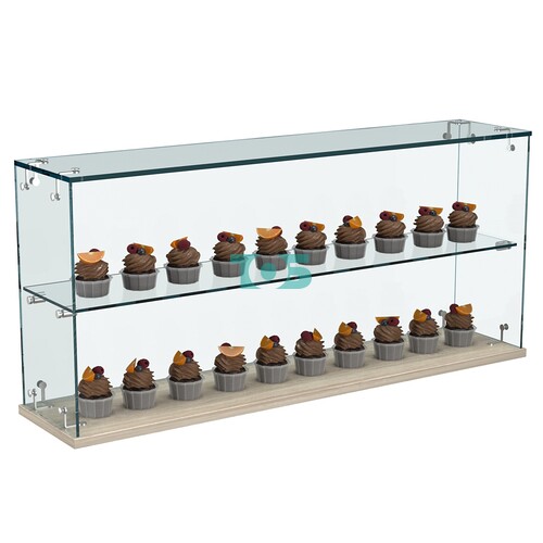 Витрина Истра настольная мини №6-1 с одной полкой без дверей