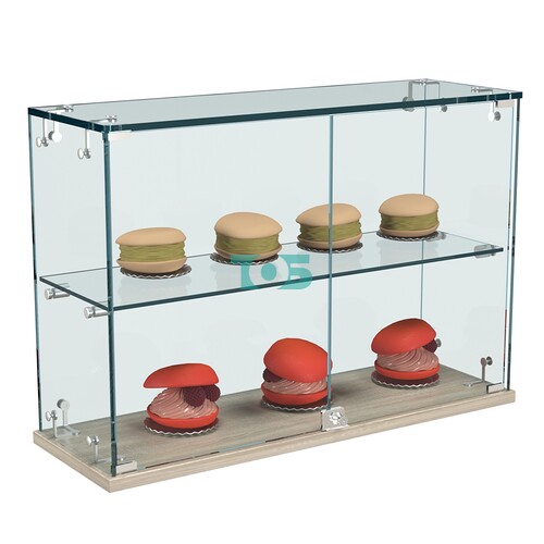 Витрина Истра настольная мини №5-2 с одной полкой и распашными дверками