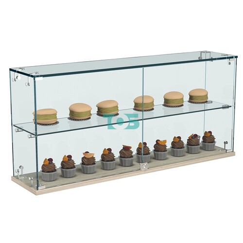 Витрина Истра настольная мини №6-2 с одной полкой и распашными дверками