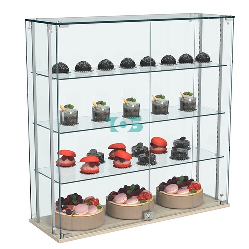 Витрина Истра настольная №31-РЕГ с регулировочными стеклянными полками