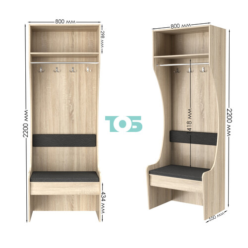 Шкаф для раздевалок Спорт-Фит №4