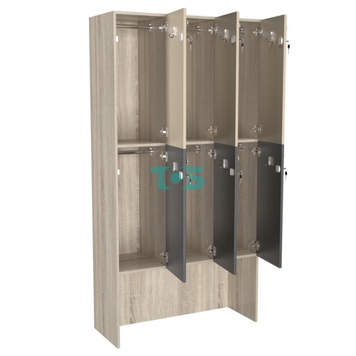 Шкаф для раздевалок СТАНДАРТ-ДУО №3-3