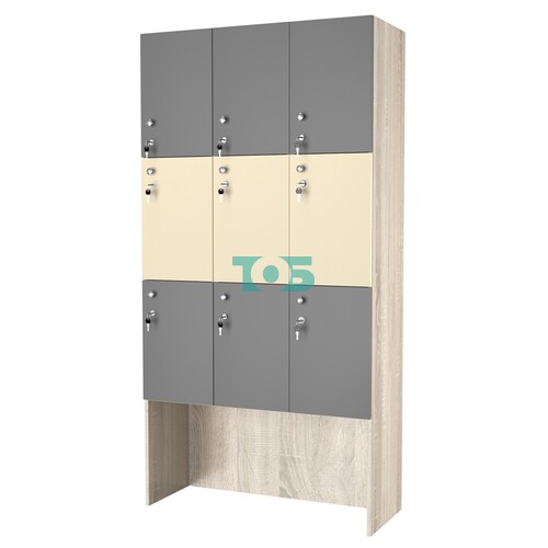 Шкаф для раздевалок СТАНДАРТ-ТРИО №3-3