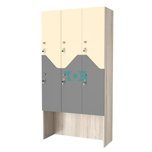 Шкаф для раздевалок СТАНДАРТ-Элегия №3-3А