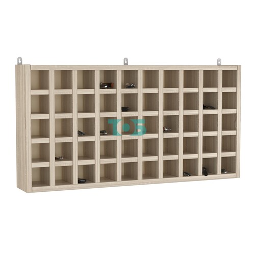 Ключница мини на 50 ячеек для ключей, браслетов и карт, ячейки 60х60мм