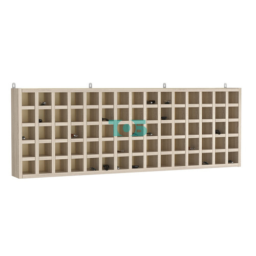 Ключница мини на 100 ячеек для ключей, браслетов и карт, ячейки 60х60мм