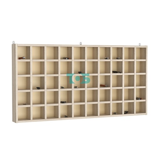 Ключница МАКСИ на 50 ячеек для ключей, браслетов и карт, ячейки 100х100мм