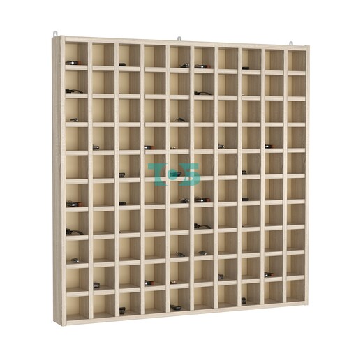 Ключница миди на 100 ячеек для ключей, браслетов и карт, ячейки 80х80мм