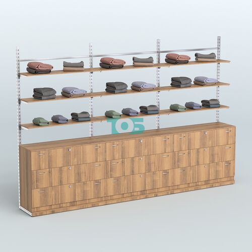 Система ЭЛЕГАНТ пристенная без ДСП №7 с тумбами Т-13 (3600 мм)