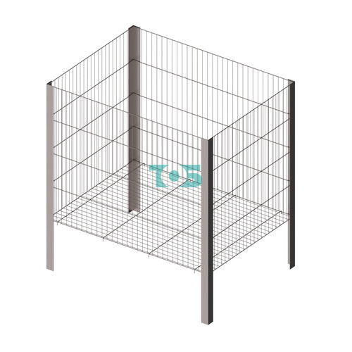 Корзина 600*800*850 ХРОМ