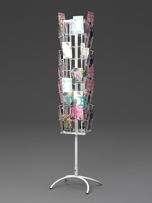 Б.ВР.10 Буклетница вращающаяся 16А4+36 (А5+А6)