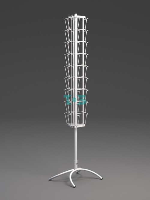 Б.ВР.13 Буклетница вращающаяся трехгранная 54 ячейки А5