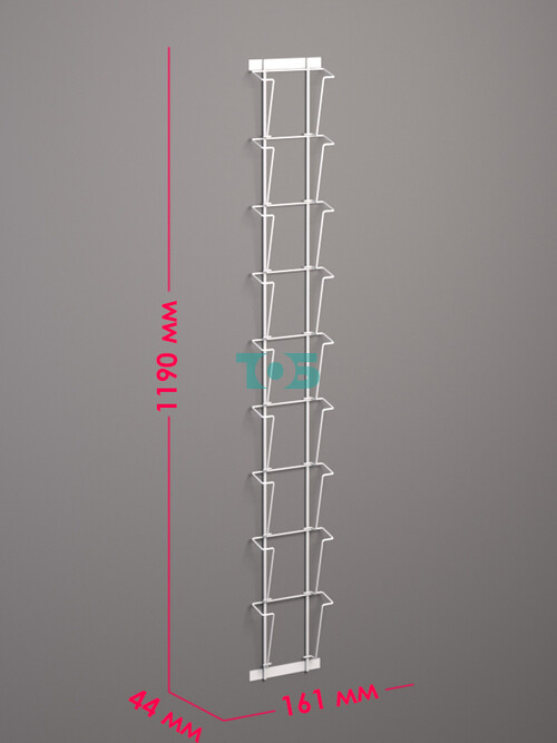 Д07 Дисплей 9 ячеек А5 для открыток