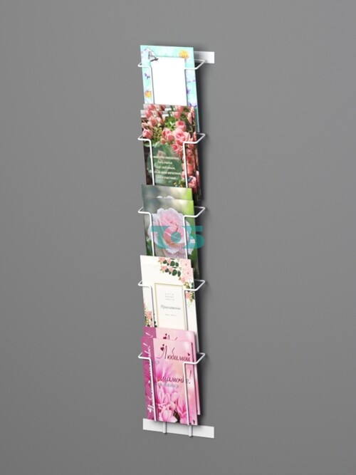 Д09 Дисплей 5 ячеек А6 для открыток