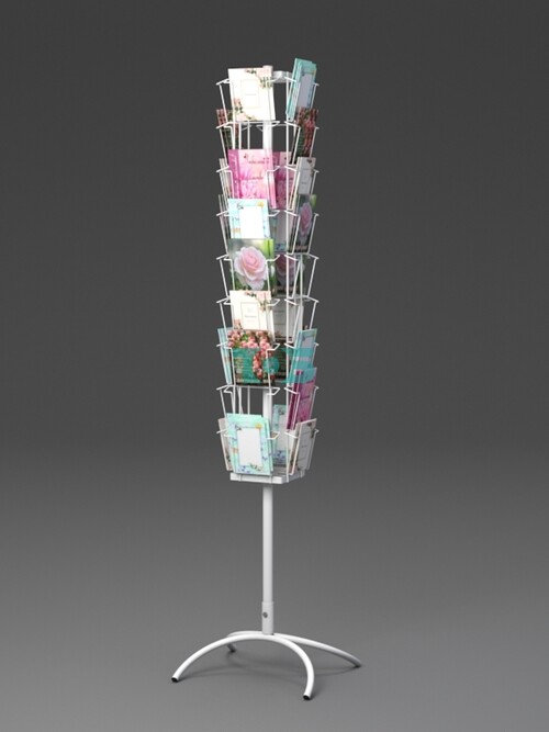 Б.ВР.12 Буклетница вращающаяся 36 ячеек А5