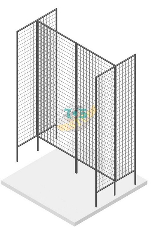Сетчатый модуль - 2шт + Сетчатый модуль двойной - 2шт СМ19