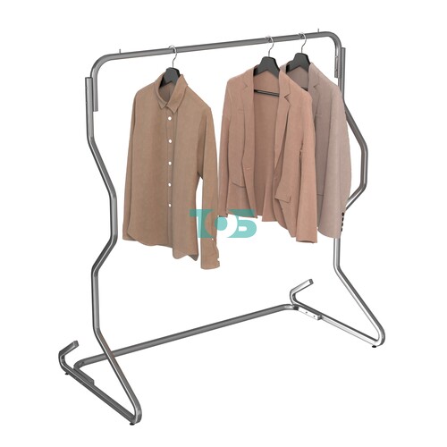 Хромированный стенд-вешало "Овал" (Т)