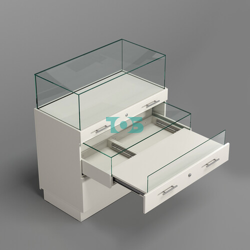 Прилавок ювелирный "Диаманд" №2-1000