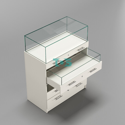 Прилавок ювелирный "Диаманд" №3-1000 пристенный