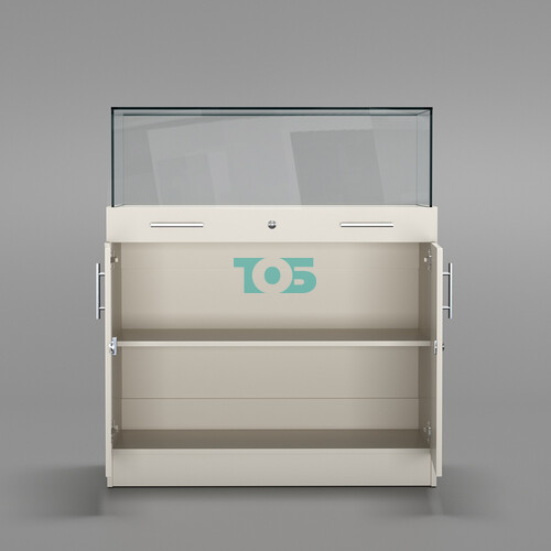 Прилавок ювелирный "Диаманд" №1-1000 пристенный