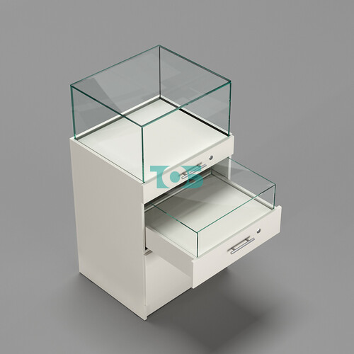 Прилавок ювелирный "Диаманд" №2-600 пристенный