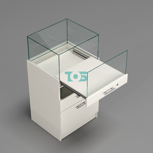 Прилавок ювелирный "Диаманд" №2-600 пристенный