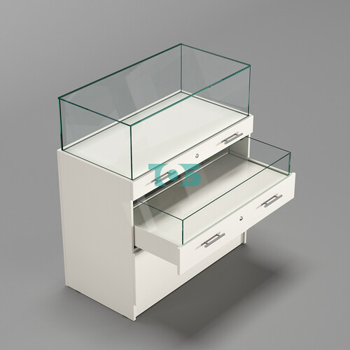 Прилавок ювелирный "Диаманд" №2-1000 пристенный