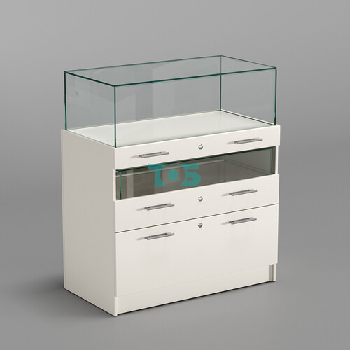 Прилавок ювелирный "Диаманд" №2-1000 пристенный