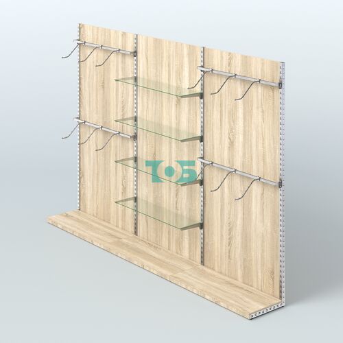 Система ЭЛЕГАНТ №4 пристенная с ДСП (3600 мм)